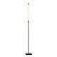 Adesso Floor Lamp 72 In. 4-way Primary Switch 1-light Wood Lamp Base Black