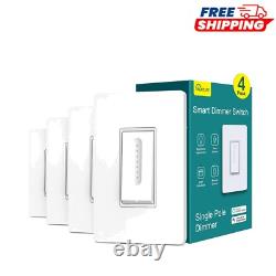 Adjustable Dimmer Light Switch 4 Pack for LED, CFL, & Incandescent Bulbs Adjustable Dimmer Light Switch 4 Pack for LED, CFL, & Incandescent Bulbs