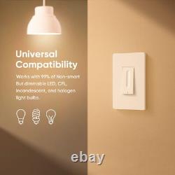 Adjustable Dimmer Light Switch 4 Pack for LED, CFL, & Incandescent Bulbs Adjustable Dimmer Light Switch 4 Pack for LED, CFL, & Incandescent Bulbs