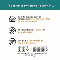 Adjustable Light Dimmer Switch Voice Control Remote Control Group Control