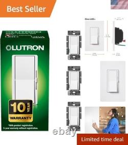 Advanced Diva LED+ Dimmer Light Switch, 150W, for Elegant Lighting Control
