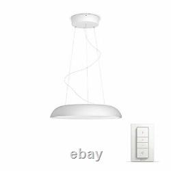 Amaze 4023330P7 Hue LED Pendant Light with Dimmer Switch All White