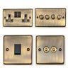 Antique Bronze Cabb Light Switches, Plug Sockets, Dimmers, Cooker, Fuse, Tv, Bt
