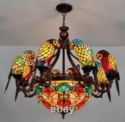 Art Deco Parrot Design Luster Chandelier Lighting Suspension Luminaire Lampen