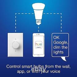 Aurora Smart Bulb Dimmer Switch (2 Pack) for Philips Hue Smart Bulbs Z3