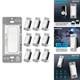 Bestten 10 Pk Slim Single Pole Or 3 Way Dimmer Light Switch, Etl Listed
