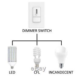 BESTTEN Dimmer Light Switch for 150w LED&CFL/600w Incandescent Bulb UL Listed