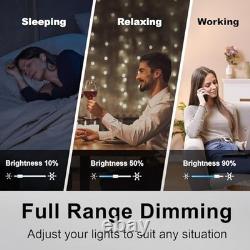 BESTTEN Slim Digital Dimmer Light Switch 10 Pack White Screwless Wallplate
