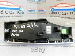 BMW F25 X3 PRE LCI AUTO Headlight Control Switch and surround 9192744 20.2
