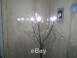 Beautiful Polished Metal Lounge Lamp Tree of Light with Dimmer Switch