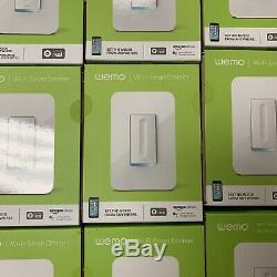 Belkin WeMo WiFi Smart Dimmer Light Switch Plug Bundle Preowned