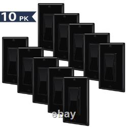 Black Dimmer, LED Dimmer, Full Range Dimming 10-Pack 120VAC x 10 Pack