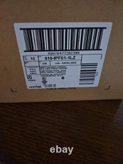 Box Of 10 Leviton 1.5A 120V Fan Speed Control White (IPF01-1LZ)