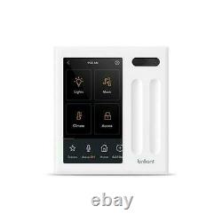 Brilliant All-in-One Smart Home Control 2-Light Switch Panel dimmer BHA120US-WH2