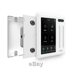 Brilliant All-in-One Smart Home Control 2-Light Switch Panel dimmer BHA120US-WH2