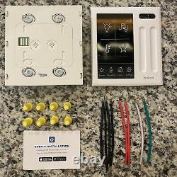 Brilliant Smart Home Control 2-Light Switch Panel Dimmer BHA120US-WH2