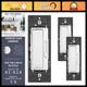 Cfl/led Dimmer Light Switch, Single-pole/3-way, Locator Light, 0-10v, White, 3-p
