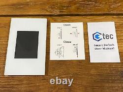 CTEC LCD Smart Dimmer Switch White, L8-HDU-G-W Google Home, Alexa, Home Assist