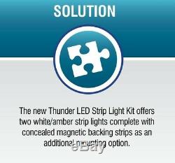 Camp Light Kit Led White/amber 12v Strip Light Kit With Dimmer Switch