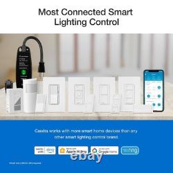 Caseta Smart Dimmer Switch Hub Required 150W LED White
