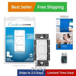 Caseta Smart Dimmer Switch Smart Hub Required, for LED Lights, 150 Watt, Sin