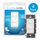 Caseta Smart Dimmer Switch For Wall & Ceiling Lights, 150w Led, White Pd-6wcl-w