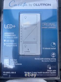 Caséta Wireless Dimmer & Remote for Wall & Ceiling Lights (x2) + Dimmer & kit