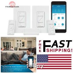 Caseta Wireless Smart Lighting Dimmer Switch (2 Pcs) Starter Kit With Mobile App