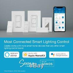 Caseta Wireless Smart Lighting Dimmer Switch For Elv+ Bulbs, White