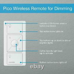 Caseta Wireless Smart Lighting Lamp Dimmer (2 Count) Starter Kit (hd)