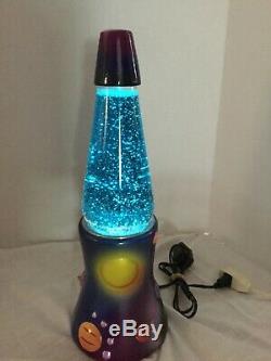 Ceramic Galactic Lava Lamp The Planets Glitter Motion Table Light Dimmer Switch