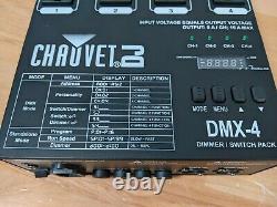 Chauvet DJ DMX-4 LED Lighting Dimmer/Relay Pack 4-Channel Dimmer/Switch Pack