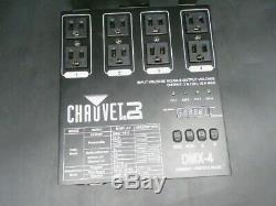 Chauvet Dmx-4 LED 4 Channel DMX DJ Lighting Switch Dimmer Power Pack- Parts Only