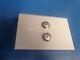 Clipsal 5082nl, Gf, 2 Button Saturn C-bus Wall Switch, With Glass Fascia