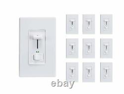 Cloudy Bay in Wall Dimmer Switch with Green Indicator, for LED Light/CFL/Inca