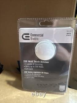 Commercial Electric 200 Watt 120V 3 Level Touch Dimmer White Lot Of 14