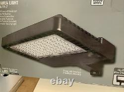 Commercial Electric LED Area Light- High Output Dusk-To-Dawn 18000 Lumens Bronze