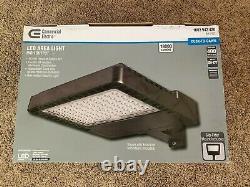 Commercial Electric LED Bronze Area Light/Flood Security Light NOVA150-PC-4K-BZ