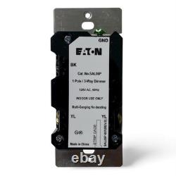 Cooper Skye Light Almond LED/CFL 600W Inc/Halogen Slide Dimmer Switch SALO6P-LA