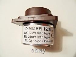 DEFA 701329 Life Boat Light Dimmer Dimming Switch 12/24V 120/240W Brown 03-1519