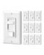 Dewenwils Dimmer Switch For Led Lights, Etl & Cul Listed, White, 10 Packs
