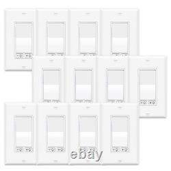 Digital Black Dimmer for 150W Dimmable LED/CFL Lights, Wall Plate
