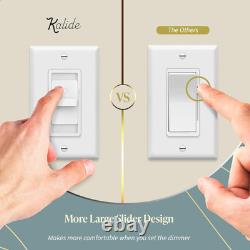 Digital Dimmer Light Switch for 200W Dimmable LED/CFL Lights, Single Pole Led Sl