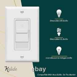 Digital Dimmer Light Switch for 200W Dimmable LED/CFL Lights, Single Pole Led Sl