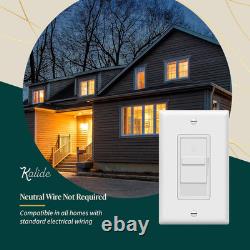 Digital Dimmer Light Switch for 200W Dimmable LED/CFL Lights, Single Pole Led Sl