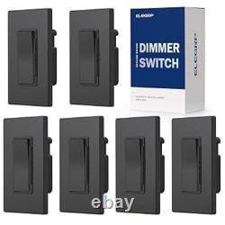 Digital Dimmer Light Switch for 300W Dimmable LED/CFL Lights and Black 6