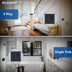 Digital Dimmer Light Switch for 300W Dimmable LED/CFL Lights and Black 6