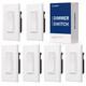 Digital Dimmer Light Switch For 300w Led/cfl & 600w Incandescent, 6 Pack