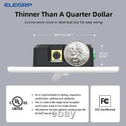 Digital Toggle Dimmer Switch for Dimmable LED, CFL and Incandescent Light Bul