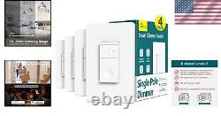 Dimmable Smart Dimmer Switch Set Compatible with Alexa Easy Installation